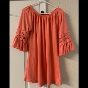 Ruffle Sleeve Tunic